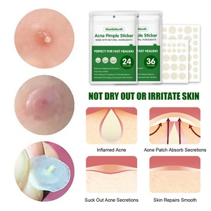 Miếng Dán Hydrocolloid Vô Hình Không Độc Hạ<span class=keywords><strong>i</strong></span> Miếng Dán Zit Miếng Dán Mụn Trứng Cá Để Chăm Sóc Da Mặt - Product Image 4