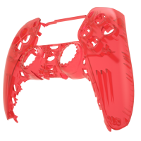 Accessoires de jeux Prix de gros Anti-slip Clear Red Controller Case Cover Faceplate pour PS5 Shell