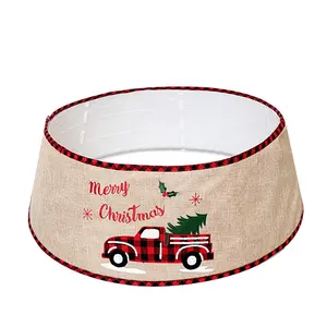 Customization Foryoudecor Reusable Round Christmas Tree Base Collar Skirts For Artificial Christmas Tree