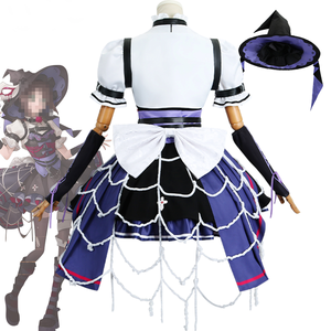 Conjunto de disfraz de Cosplay de juego de héroe para mujer para Carnaval de Halloween incluye vestido de fiesta y peluca para traje de juego de rol - Product Image 2