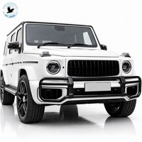 Pare-chocs avant en acier inoxydable noir piano pour Mercedes G63 W465 2025 2026, protection tout-terrain