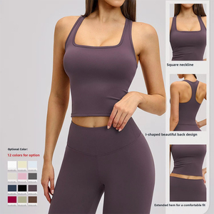 Débardeur de yoga sexy sans coutures pour femme, dos élégant, séchage rapide, respirant, pour le sport et le fitness - Product Image 2