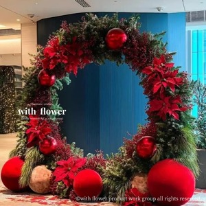 Adornos navideños para colgar <span class=keywords><strong>en</strong></span> puertas Decoración de escena para hoteles y centros comerciales Adornos para ventanas del hogar - Product Image 4