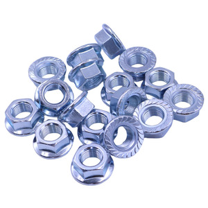 Tuercas de Brida de Acero al Carbono de Alta Resistencia Grado 8 M16*1.5, Tuercas Antiaflojamiento de Rosca Fina para Generadores de Gasolina, 100 Piezas/Paquete - Product Image 2