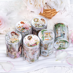 1 rollo <span class=keywords><strong>de</strong></span> cinta <span class=keywords><strong>de</strong></span> paisajismo para jardín, <span class=keywords><strong>serie</strong></span> <span class=keywords><strong>de</strong></span> tiempo <span class=keywords><strong>de</strong></span> primavera, decoración <span class=keywords><strong>de</strong></span> personajes, pegatinas <span class=keywords><strong>de</strong></span> respaldo para mascotas - Product Image 4
