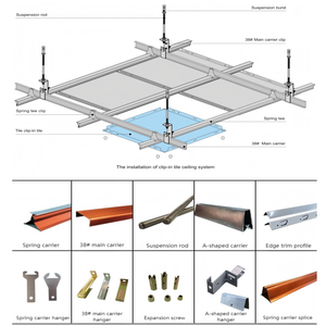 Plafonnier commercial suspendu pour <span class=keywords><strong>faux</strong></span>-<span class=keywords><strong>plafond</strong></span>, dalles métalliques 2x2 pour usage commercial - Product Image 6