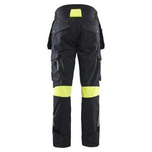 BLAKLADER - 141815129933C46 Pantalones Inherentes Artesanos Negro/Amarillo Hi-vis-PANTALONES DE TRABAJO EAN 7330509903155 - Product Image 2