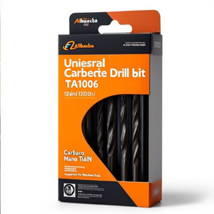Foret universel en carbure TA1006 12xD avec revêtement Nano TiAlN pour machines-outils - Product Image 2