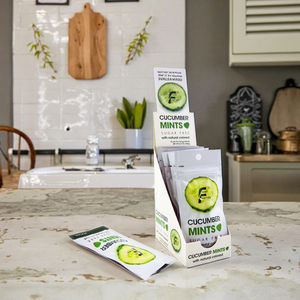 Caramelos de Menta Triangulares Tipo <span class=keywords><strong>Smint</strong></span>, Sin Azúcar, con Sabor a Pepino - Product Image 5