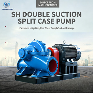 Bomba Centrífuga <span class=keywords><strong>de</strong></span> Doble Succión Horizontal, Bomba Eléctrica <span class=keywords><strong>de</strong></span> Alta <span class=keywords><strong>Presión</strong></span> <span class=keywords><strong>de</strong></span> 8 Pulgadas para Uso Industrial y <span class=keywords><strong>de</strong></span> <span class=keywords><strong>Riego</strong></span> - Product Image 1