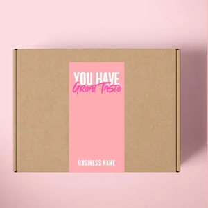 Tùy Chỉnh Sang Trọng Lớn Giấy Sóng Hộp Bưu Phẩm Cho Quần Áo May Mặc Quà Tặng Bao Bì Miếng Bọt Biển Lót Lớp Phủ UV Cho Logo In Ấn - Product Image 3