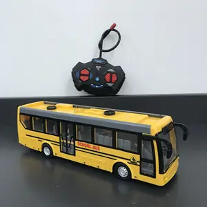 आर सी सिटी सेवा बस कार स्कूल पीला बसों रिमोट कंट्रोल खिलौने रिचार्जेबल बैटरी शामिल रोशनी बच्चों कारों खिलौना नवीनतम