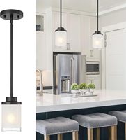 Suspension moderne dorée pour îlot de cuisine, luminaire suspendu pour plafond, éclairage suspendu style ferme pour salle à manger et chambre