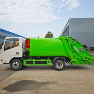 JAC 4x2 5ton Garbage Compactor Rear Loader Truck Manual Transmission Diesel Engine Motor Euro 3 for Solid <b>Waste</b> Transport - Product Image 4