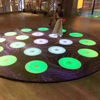 Lumières LED en forme de brique pour piste de danse, RGB, rondes, carrées, triangulaires, pour mariage, fête, club, discothèque, acier inoxydable, indice de protection IP67
