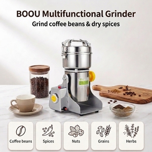 Boou - <span class=keywords><strong>Molinillo</strong></span> Eléctrico de Alto Rendimiento <span class=keywords><strong>Moulinex</strong></span> para Cocina, 500 g, para Café Seco, Cereales, Pimienta, Especias y Polvo - Product Image 3