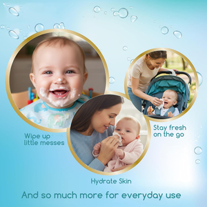 Lingettes pour bébé en coton en gros, fabricant OEM, écologiques, naturelles, jetables, hypoallergéniques, à l'eau pure - Product Image 3