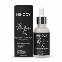 Sérum Visage Anti-Âge et Anti-Rides à l'Acide Hyaluronique 30ml, Hydratant, Éclaircissant, Raffermissant, Vitamine C, Soin de la Peau, Marque Privée OEM
