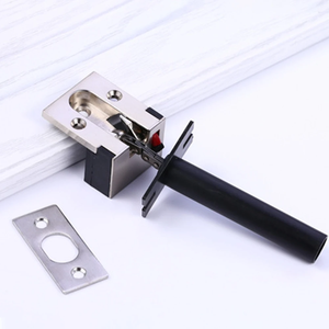 Loquet de porte dissimulé, chaîne de sécurité antivol, boucle à fermeture automatique en alliage de zinc, quincaillerie moderne pour chambre à coucher - Product Image 1