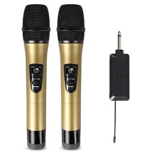 Microphone portable haute fidélité rechargeable sans fil U-Disk karaoké cardioïde édition phare pour usage domestique - Product Image 2