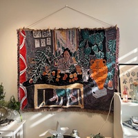Gewebte Decke Decke Tapisserie Moderne rechteckige umwelt freundliche Baumwolle Vintage Four Seasons Tragbar für Reisen nach Hause