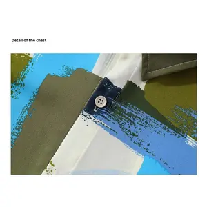 Camicia Estiva per Bambini in Stile Coreano con Cartoni Animati in Cotone e Chiffon, Nuova Moda 2025, Elegante per Neonati, Direttamente dalla Fabbrica - Product Image 5