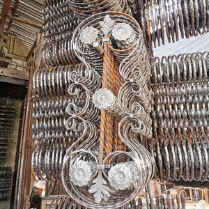 장식 연철 부품 금속 Rosettes 도매 - Product Image 6