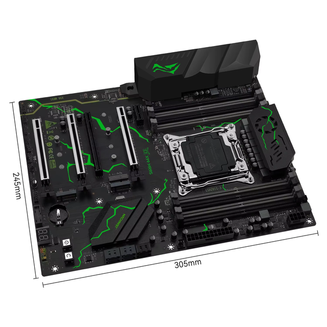 MACHINIST X99 MR9S ATX Motherboard LGA 2011-3 C612 Chips Supports TPM 2.0 DDR4 RAM Memory NVME M.2 USB3.0