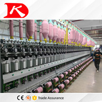 Machine à pelucher à grande vitesse en usine directe pour la production de fils textiles molletonnés entraînée par moteur pour fil de fibre de coton