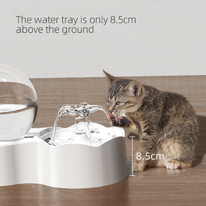 Fuente de agua automática para gatos con <span class=keywords><strong>grifo</strong></span>, dispensador de agua para perros, <span class=keywords><strong>bebedero</strong></span> de filtro, Sensor para mascotas, Alimentador automático para beber - Product Image 5