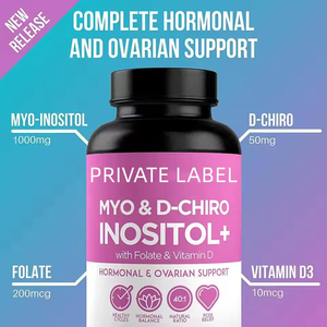 OLLI özel etiket Myo Inositol kapsül kadınlar destek Folate Vitamin kadınlar Inositol d-chiro Inositol kapsüller - Product Image 4