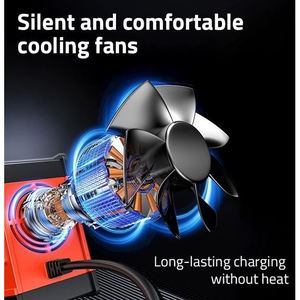 เครื่องชาร์จแบตเตอรี่อัจฉริยะ 12V-24V 6A-3A จอแสดงผลดิจิตอลสำหรับรถยนต์รถบรรทุกรถจักรยานยนต์ - Product Image 4