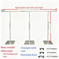 Arche de fleurs réglable en alliage d'aluminium pour mur floral de mariage, avec rideau en mousseline extensible, de l'usine source RHD