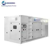 Genset Diesel Tiga Fasa Industri 700kW 850kVA Generator Set Ketinggian Tinggi Mesin Weichai 8M33D890E200 untuk Pembangkit Listrik