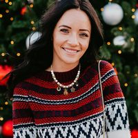 Collier de Noël pour Femme, Mignon, Réglable, avec Perles et Breloque Nœud Bonbon, Cadeau de Fête pour Fille, Vente en Gros Personnalisée