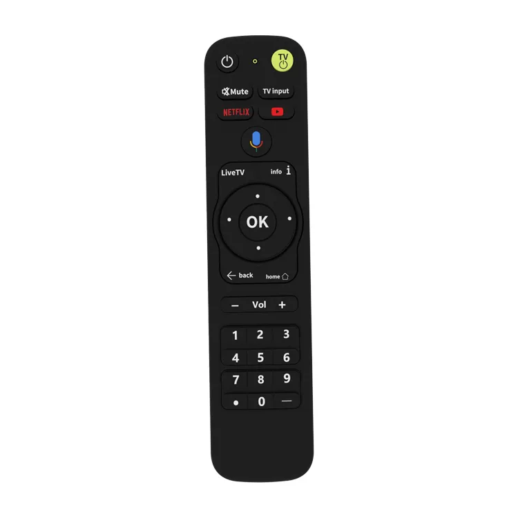 HY personnalisé 30 touches sans fil Bluetooth télécommande pour décodeur air mouse netflix télécommande