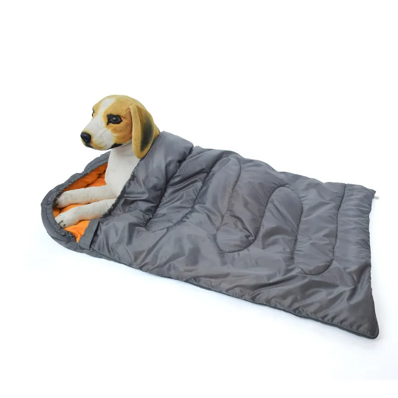 Leichter tragbarer wasserdichter tragbarer Outdoor-Schlafsack für Hunde Haustier Reise Nest warmes Hunde bett für Reisen Camping Wandern