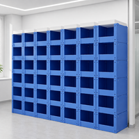 Bacs de stockage empilables en Corflute robuste pour entrepôt, multi-niveaux, pour matériel et accessoires