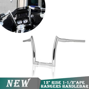 Stock Australien - Soldes - Guidons surélevés de 12 et 14 pouces pour motos <span class=keywords><strong>Harley</strong></span>-<span class=keywords><strong>Davidson</strong></span> 2013-2017 (12', 14', 16''). - Product Image 3