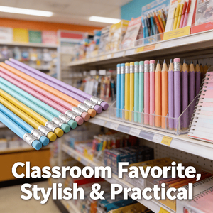 X323 X729 -1 Confezione da 4 Matite Colorate HB Assortite, Matite in <span class=keywords><strong>Legno</strong></span> con Design Carino - Product Image 6