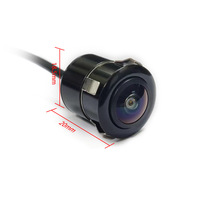 Caméra de recul universelle 18,5 mm perforée à trois interrupteurs HD CCD pour toutes les voitures