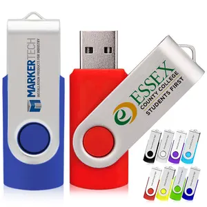 Promotion lecteurs Flash USB Logo personnalisé 8GB 16GB 32GB USB 2.0 3.0 métal U disque carte mémoire memorias bâton clé USB cadeau