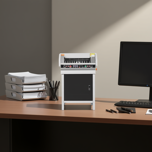 Coupe-papier électrique Veyor, largeur de coupe 18 pouces, épaisseur 1,57 mm, modèle D0100X3WFN2, équipement de bureau - Product Image 2