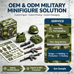 Jouets militaires spéciaux, ensembles de blocs de construction, commandos, policiers, soldats, figurines d'action de l'armée, armes à feu, briques, jouets - Product Image 6