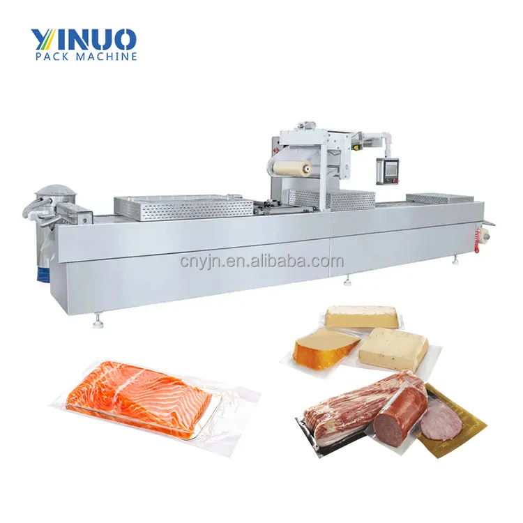 Bacon Sausage Meat fish food packing Thermoforming Vacuum Sealing Packaging Machine Automatic