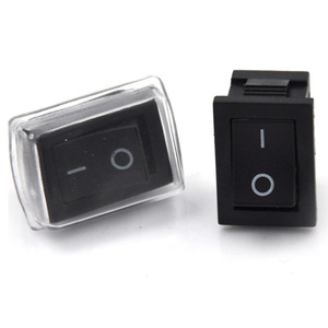 ขายตรงจากโรงงาน สวิตช์โยกสีดำ 15x21 มม. 2 ขา SPST เปิด-ปิด 15 มม. x 21 มม. - Product Image 2