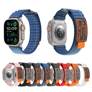 <span class=keywords><strong>Correa</strong></span> Deportiva de Nailon RYB al por Mayor para Relojes <span class=keywords><strong>Apple</strong></span> Series 11 10 9 8 7 6 5 4 de 49mm 45mm 46mm 44mm 42mm 41mm 38mm 42mm - Product Image 5