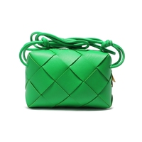 Sac fourre-tout en cuir fendu de grande capacité tressé pour femmes