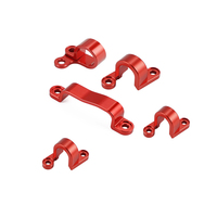 Guides de câbles de vélo en aluminium personnalisés, clips en C, pinces de frein en aluminium anodisé coloré, fabricant