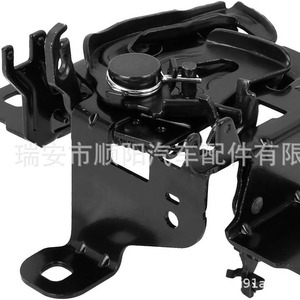 Cerradura de Capó para Volkswagen 1J0823509E, Acero Negro, Repuesto para Bora y Golf - Product Image 2